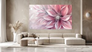 Obraz Růžová květina