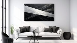 Obraz Abstrakce černobílá